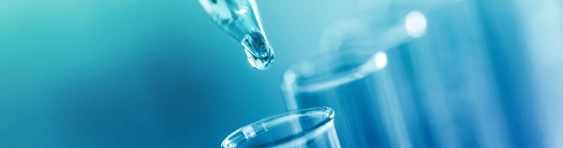 Pipette und Reagenzgläser
